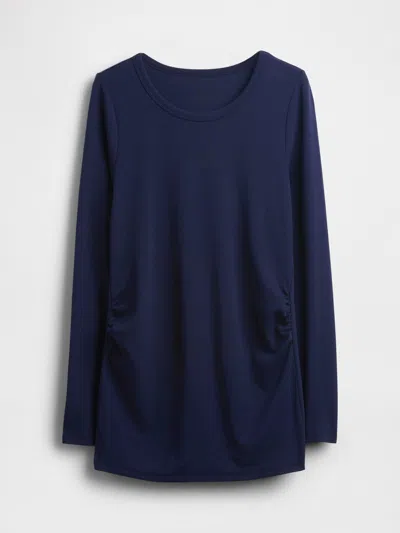 Gap Maternity Modern Crewneck T-shirt In Blue