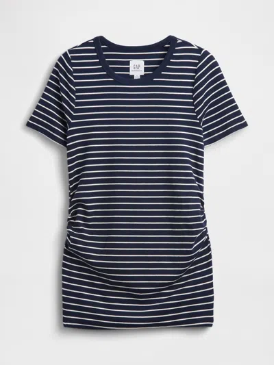 Gap Maternity Modern Crewneck T-shirt In Blue