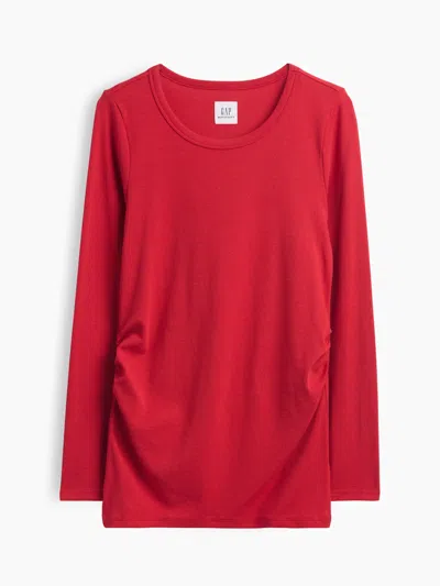 Gap Maternity Modern Crewneck T-shirt In Modern Red