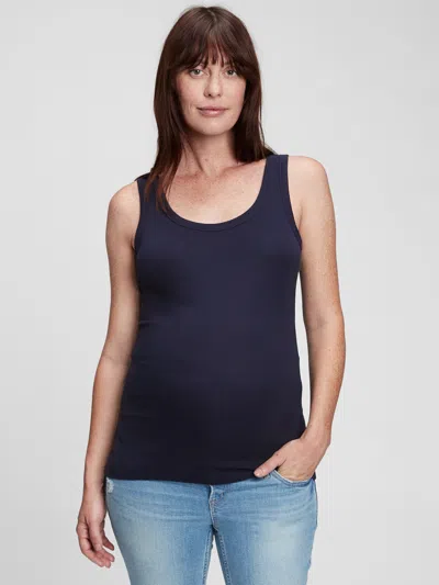 Gap Maternity Modern Tank Top In Dark Night
