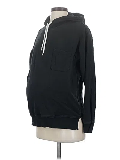 Pre-owned Gap - Maternity Pullover Hoodie In Black