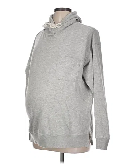 Pre-owned Gap - Maternity Pullover Hoodie In Gray