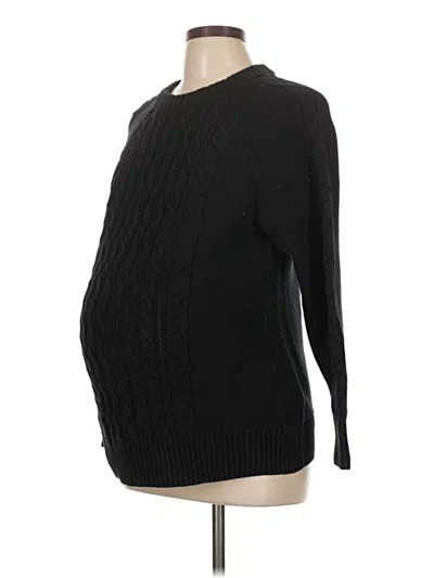 Pre-owned Gap - Maternity Pullover Sweater In Black