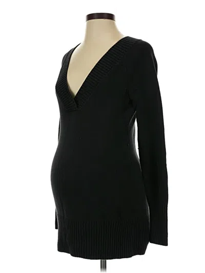 Pre-owned Gap - Maternity Pullover Sweater In Black