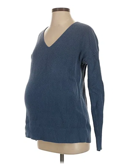 Pre-owned Gap - Maternity Pullover Sweater In Blue