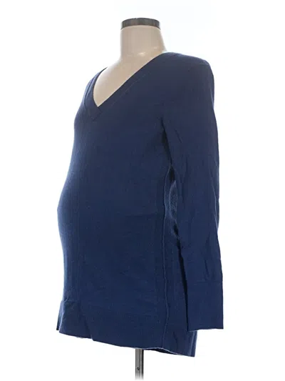 Pre-owned Gap - Maternity Pullover Sweater In Blue