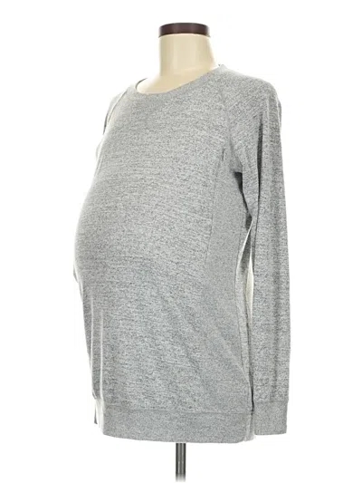 Pre-owned Gap - Maternity Pullover Sweater In Gray