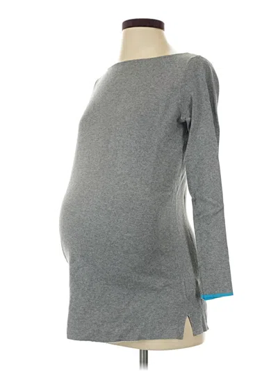 Pre-owned Gap - Maternity Pullover Sweater In Gray