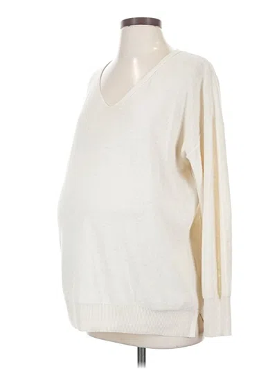 Pre-owned Gap - Maternity Pullover Sweater In Ivory