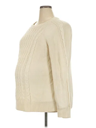 Pre-owned Gap - Maternity Pullover Sweater In Ivory