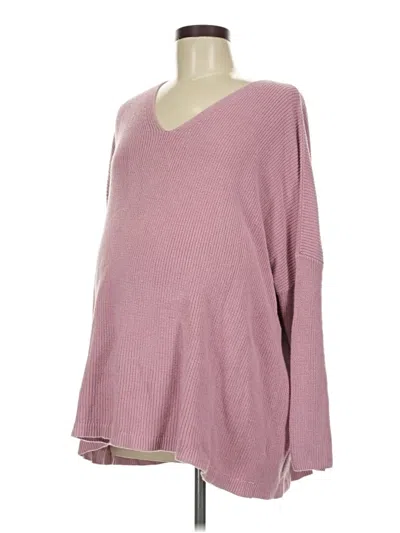 Pre-owned Gap - Maternity Pullover Sweater In Pink