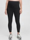 Gap Maternity Recycled Power Full Panel 7/8 Leggings In Black