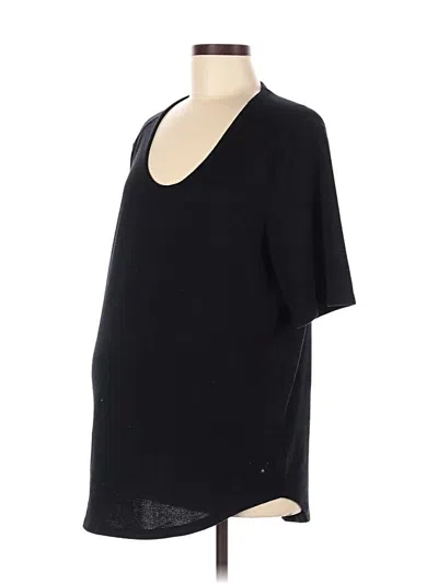 Pre-owned Gap - Maternity Short Sleeve T-shirt In Black