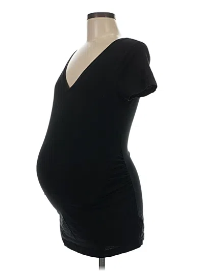 Pre-owned Gap - Maternity Short Sleeve T-shirt In Black