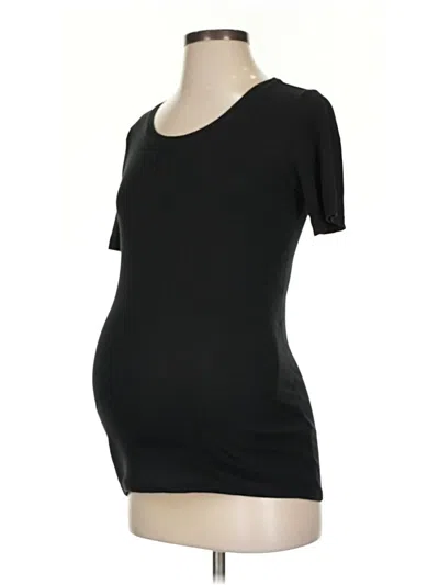 Pre-owned Gap - Maternity Short Sleeve T-shirt In Black