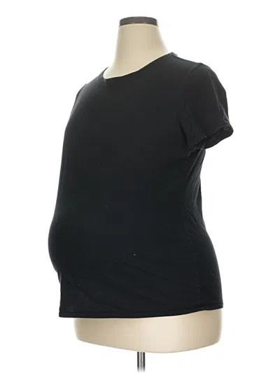 Pre-owned Gap - Maternity Short Sleeve T-shirt In Black