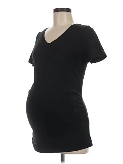 Pre-owned Gap - Maternity Short Sleeve T-shirt In Black