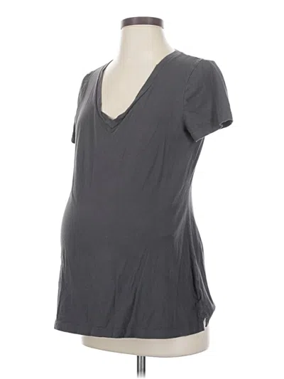 Pre-owned Gap - Maternity Short Sleeve T-shirt In Gray