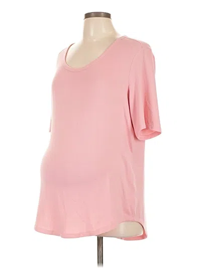 Pre-owned Gap - Maternity Short Sleeve T-shirt In Pink