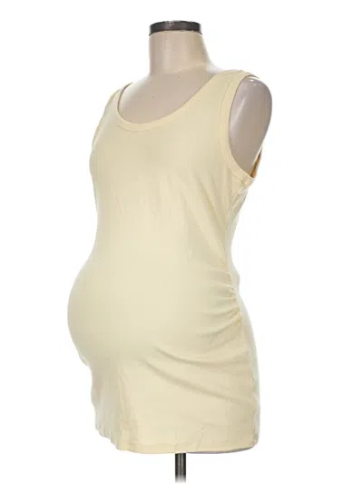Pre-owned Gap - Maternity Sleeveless Top Ivory Scoop Neck Tops