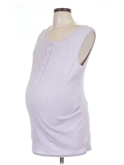 Pre-owned Gap - Maternity Sleeveless T-shirt In Purple