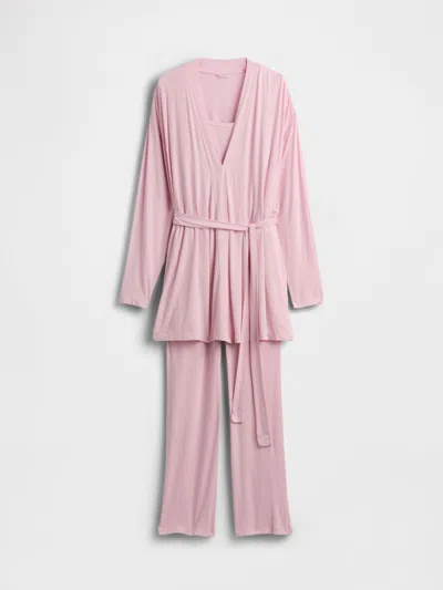 Gap Maternity Softest Modal 3-piece Set In Pink