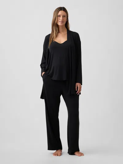 Gap Maternity Softest Modal 3-piece Set In Black