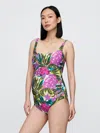 Gap Maternity Square Neck One-piece Swimsuit