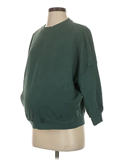 Pre-owned Gap - Maternity Sweatshirt In Green