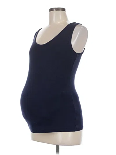 Pre-owned Gap - Maternity Tank Top Blue Strapless Neckline Tops