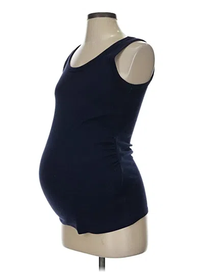 Pre-owned Gap - Maternity Tank Top Blue Strapless Neckline Tops