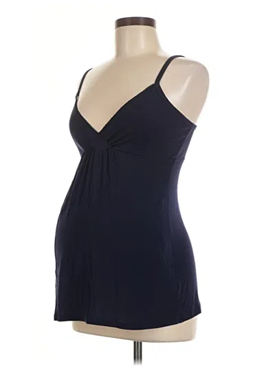Pre-owned Gap - Maternity Tank Top Blue Strapless Neckline Tops