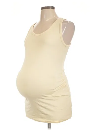 Pre-owned Gap - Maternity Tank Top Ivory Strapless Neckline Tops