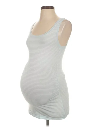 Pre-owned Gap - Maternity Tank Top Silver Strapless Neckline Tops