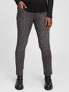 Gap Maternity True Waistband Full Panel Vintage Slim Jeans With Washwell3 In Leopard
