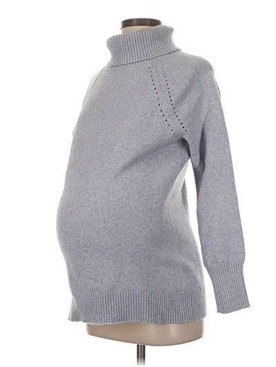 Pre-owned Gap - Maternity Turtleneck Sweater In Gray