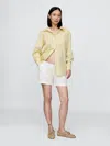 Gap Maternity Under Belly Linen-cotton Easy Shorts