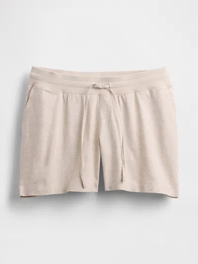 Gap Maternity Under Belly Linen-cotton Easy Shorts