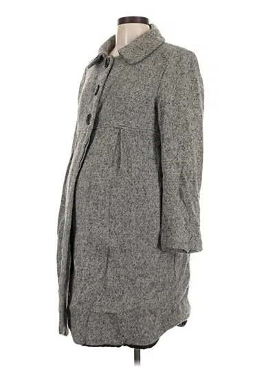 Pre-owned Gap - Maternity Wool Coat In Gray