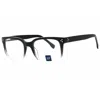 Gap Men's Black Rectangular Eyeglass Frames Vgp003
