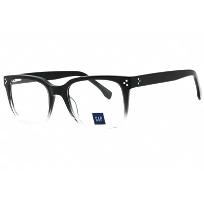 Gap Men's Black Rectangular Eyeglass Frames Vgp003