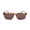Gap Men's Brown Rectangular Sunglasses Sgp411-2 In ["white"]