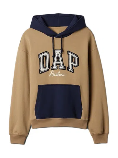 Pre-owned Gap Men's  X Dap Logo Hoodie In Perfect Khaki