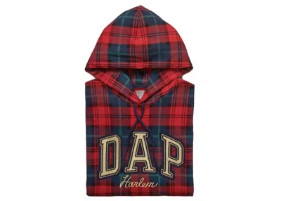 Pre-owned Gap Men's  X Dapper Dan Dap Arch Logo Hoodie In Red