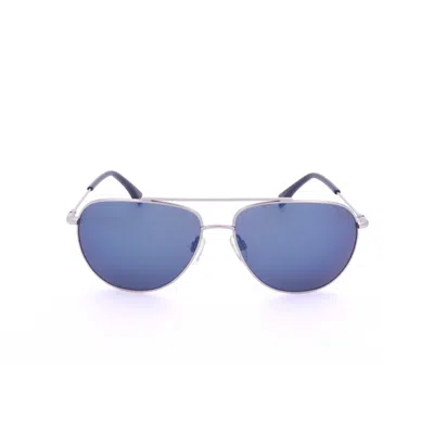 Gap Men's Silver Tone Pilot Sunglasses Sgp410-3 In ["white"]