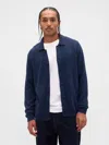 Gap Merino Wool-blend Cardigan Sweater In Blue