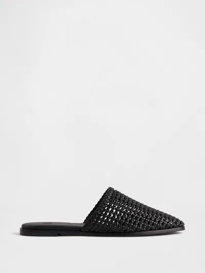 Gap Mesh Flats In Black