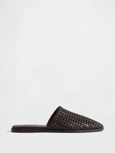 Gap Mesh Flats In Brown