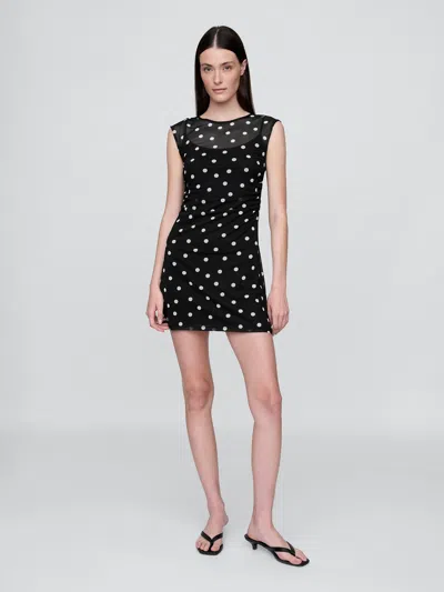 Gap Mesh Mini Dress