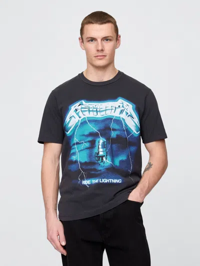 Gap Metallica Graphic T-shirt In Black